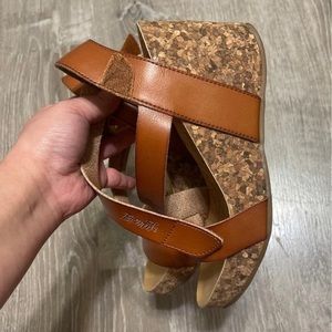 Blowfish Wedge Sandals in Copper Brown